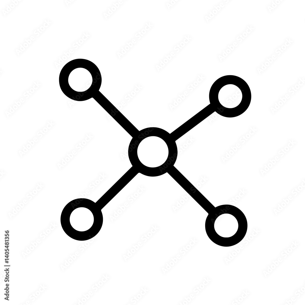 Modern Flat Line Icons for AI, Cloud, Security, VR, AR, Data, Code & App – Minimal Tech Symbols for Web, UI, Mobile, Dashboard, and Future-Focused Design Projects