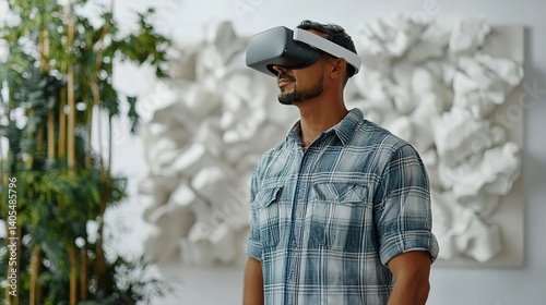 Exploring virtual reality experiences modern home technology indoor engaging immersive environments