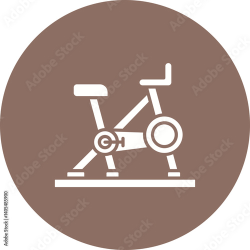 Stationary bicycle Icon