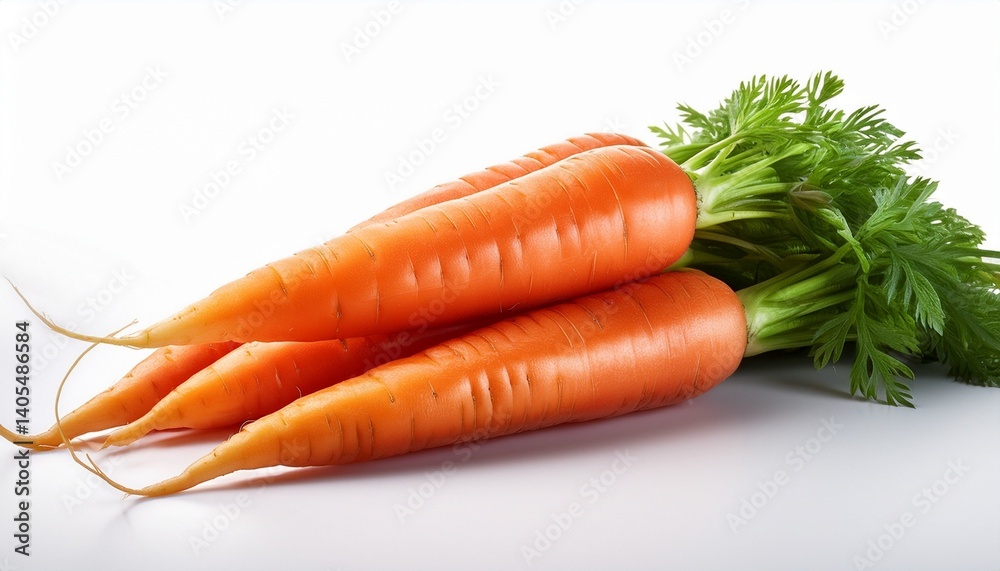 carrots on a white background carrots on a white background