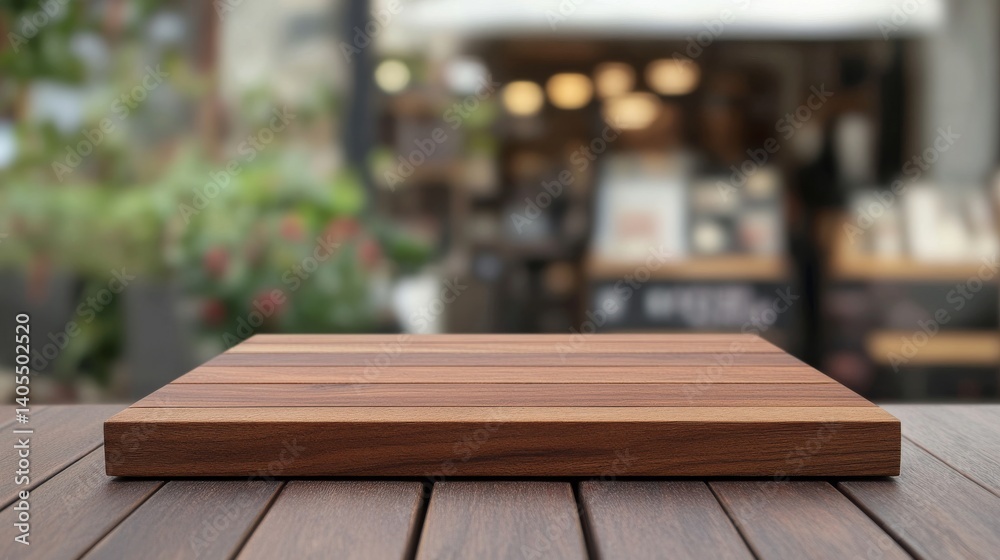 Wooden tabletop with empty space for product display in front of blurred modern coffee shop interior with warm lighting and retail shopping ambiance
Wooden tabletop with empty space for product display in front of blurred modern coffee shop interior with warm lighting and retail shopping ambiance