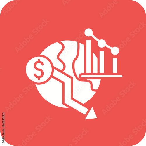 Economic crisis Icon