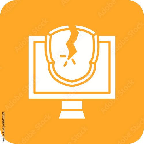 Broken shield Icon
