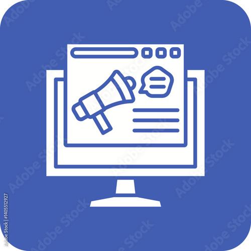 Digital advertising Icon