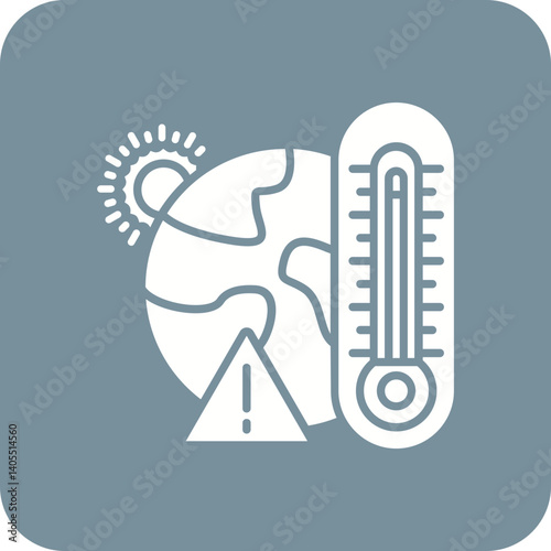 Global warming Icon