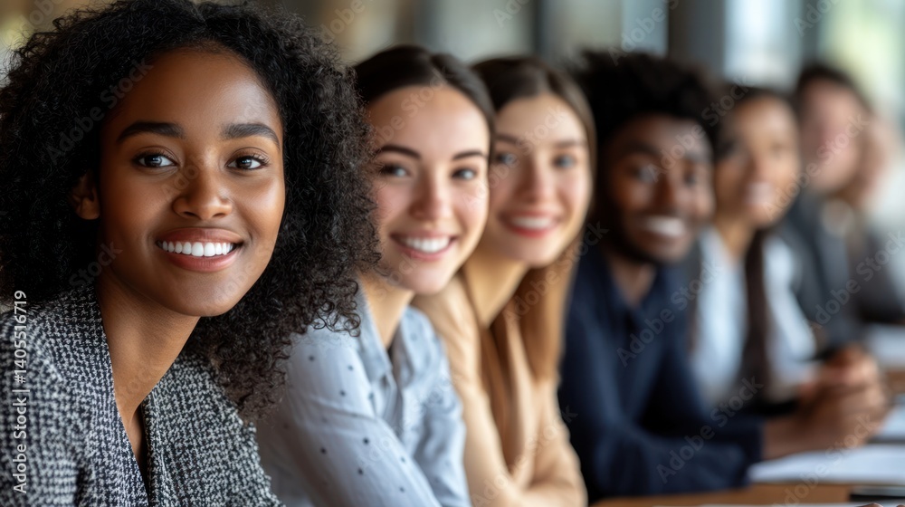 Diverse Group of Friends Smiling in Modern Workspace Environment Diverse Group of Friends Smiling in Modern Workspace Environment