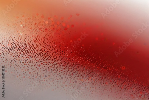 Abstract Red and White Water Droplet Background Texture