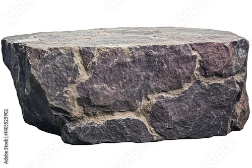 Textured rock formation with a rough surface, showcasing natural stone details against a contrasting background