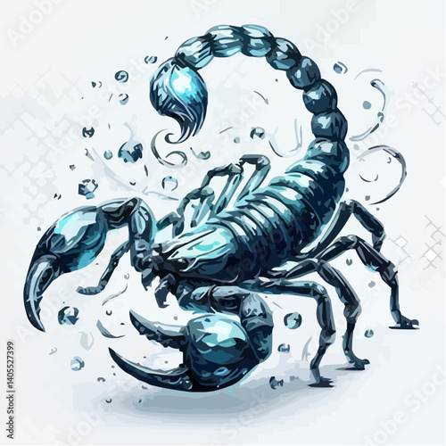 
vibrant image of a scorpion 28