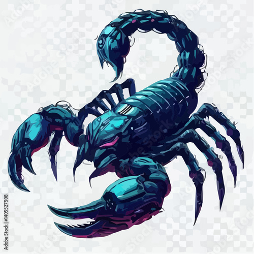 
vibrant image of a scorpion 23