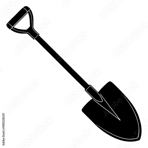 shovel isolated on white background