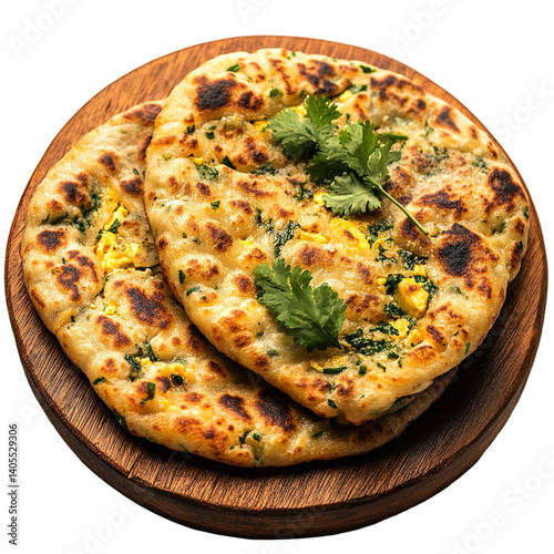 Parathas prepared outside The Hazratbal Shrine in Srinagar, Jammu and Kashmir, India. photo