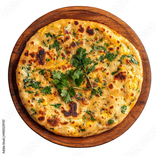 Parathas prepared outside The Hazratbal Shrine in Srinagar, Jammu and Kashmir, India. photo