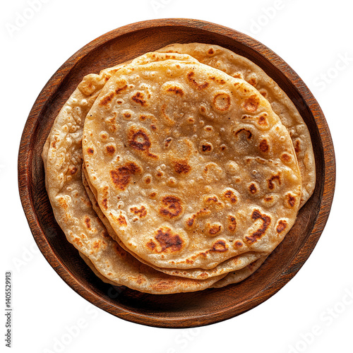 Parathas prepared outside The Hazratbal Shrine in Srinagar, Jammu and Kashmir, India. photo