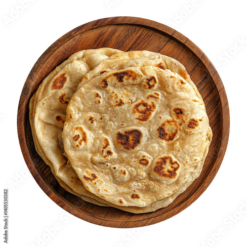 Parathas prepared outside The Hazratbal Shrine in Srinagar, Jammu and Kashmir, India. photo