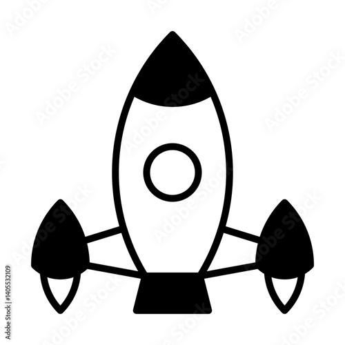 Rocket Spaceship Spacecraft Icon