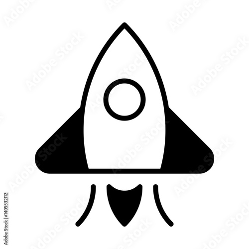 Rocket Spaceship Spacecraft Icon