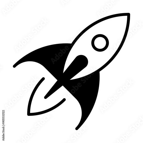 Rocket Spaceship Spacecraft Icon