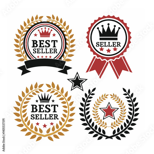 Gold vector seal of 100% satisfaction guarantee.