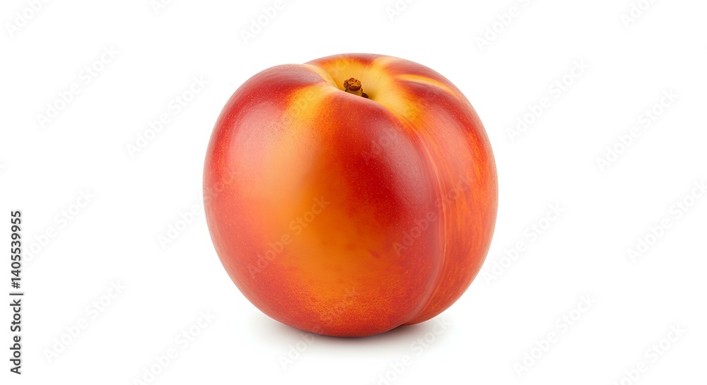 nectarine fruit isolated on white background with shadow. fresh and organic nectarine fill of water and vitamins for vegan vegetarian healthy food eating nectarine fruit isolated on white background with shadow. fresh and organic nectarine fill of water and vitamins for vegan vegetarian healthy food eating