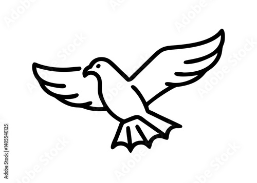 eagle. bird animal icon.