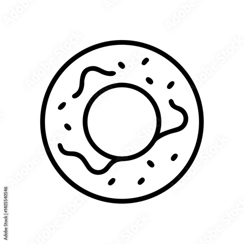 donut. food icon. bread
