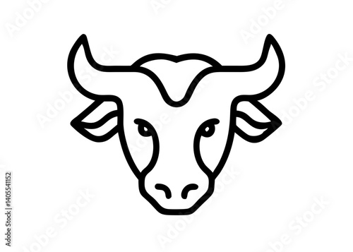 yak. animal icon.