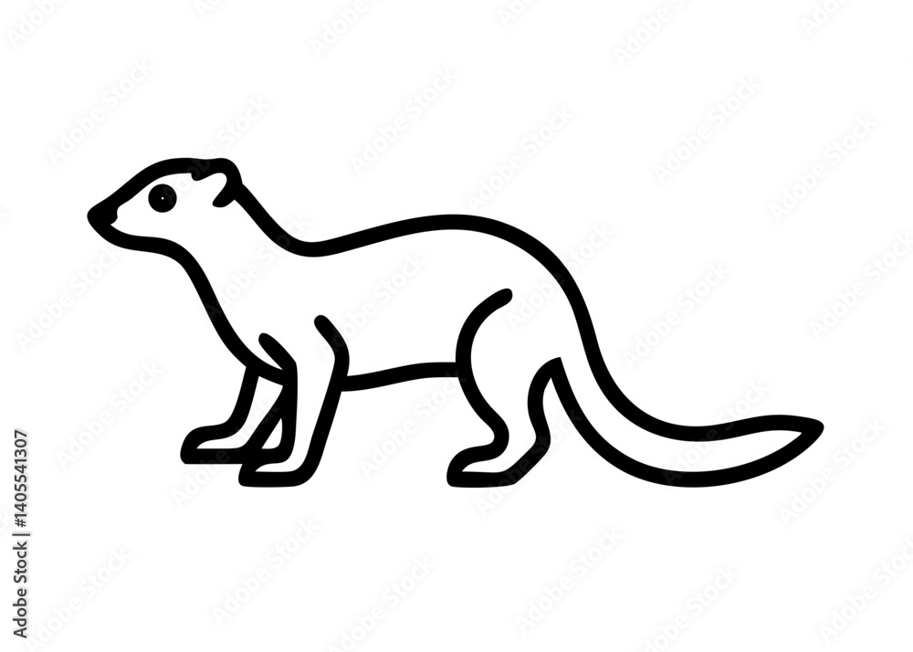mongoose. animal icon. mongoose. animal icon.