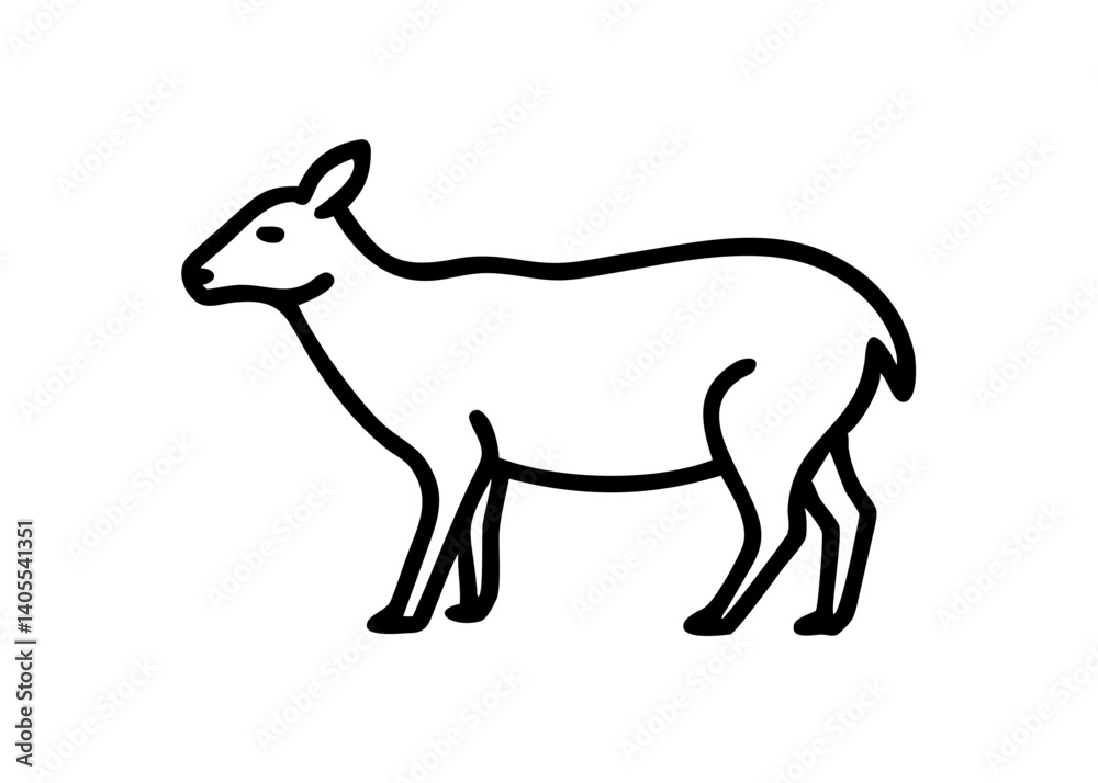 Fototapeta premium animal icon.