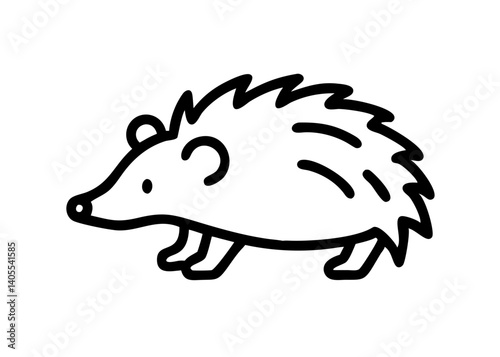 echidna. animal icon.