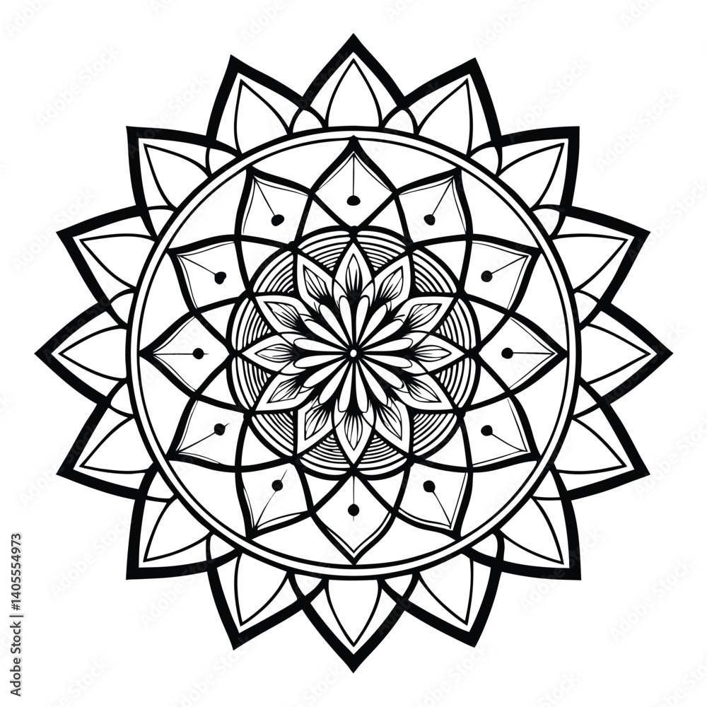 Fototapeta premium round ornamental round ornament