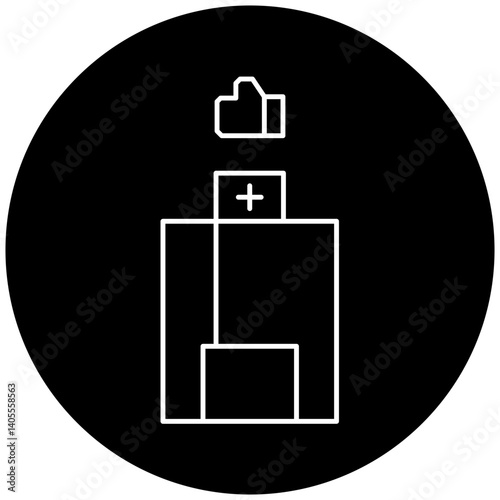 like hospital icon design