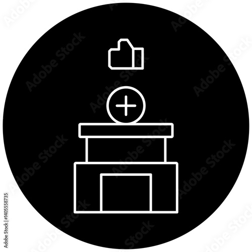 like hospital icon design