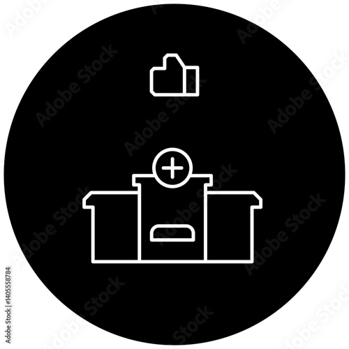 like hospital icon design