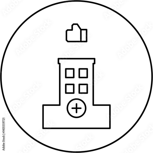 like hospital icon design