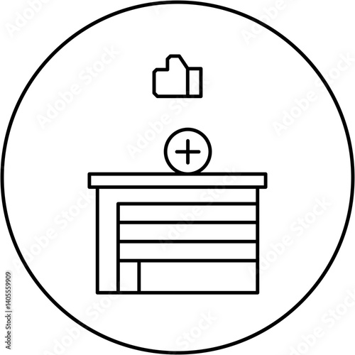like hospital icon design