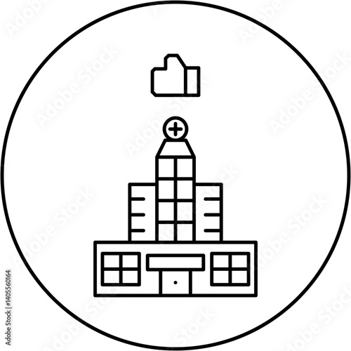 like hospital icon design