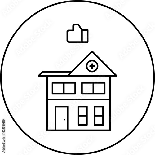 like hospital icon design