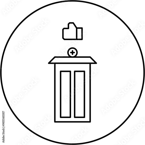 like hospital icon design