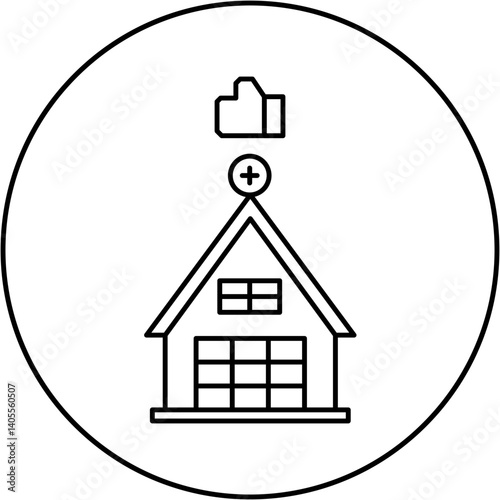 like hospital icon design