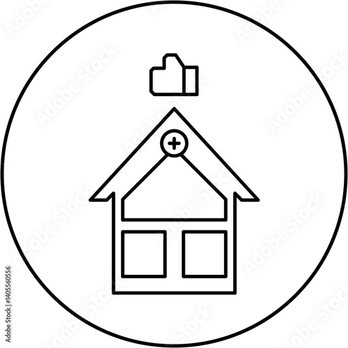 like hospital icon design