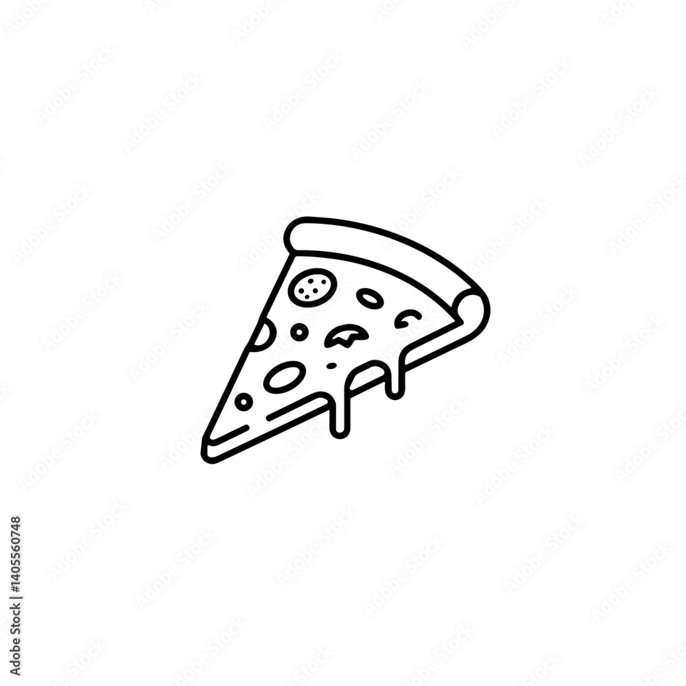 Slice of pizza icon Slice of pizza icon