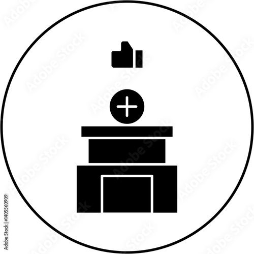 like hospital icon design
