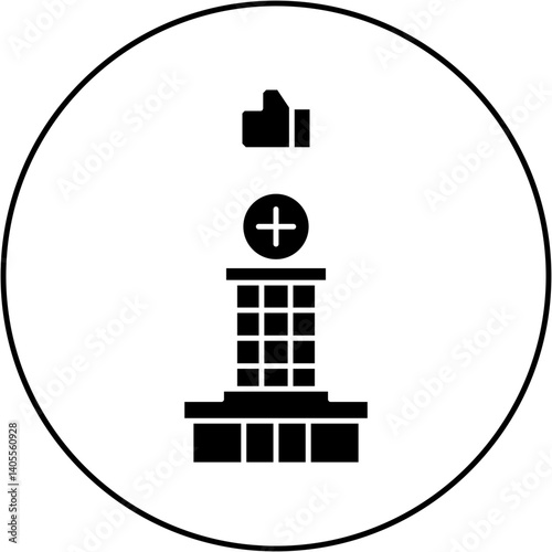 like hospital icon design
