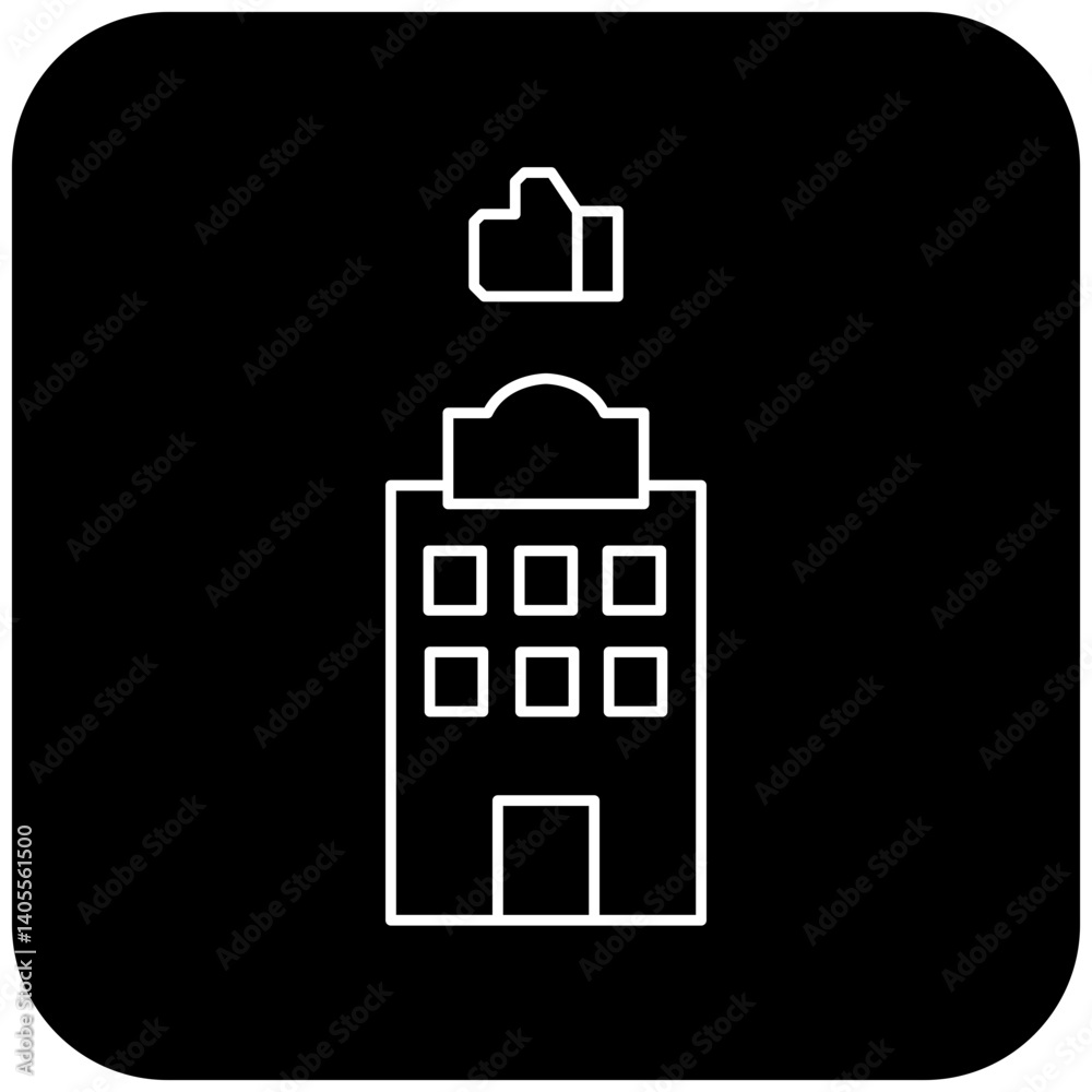 Fototapeta premium like hospital icon design