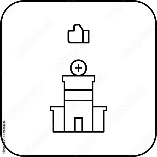 like hospital icon design
