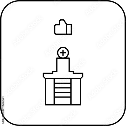like hospital icon design