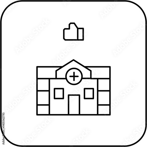 like hospital icon design