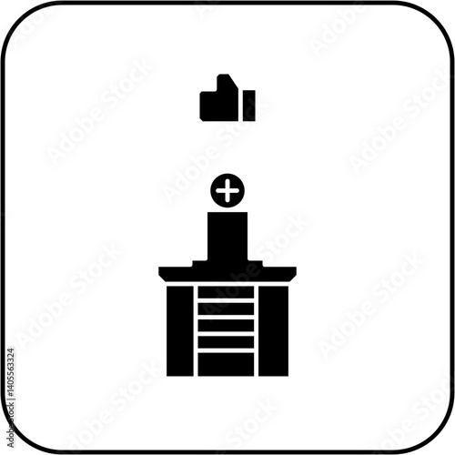 like hospital icon design