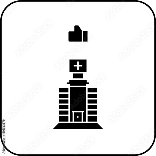 like hospital icon design